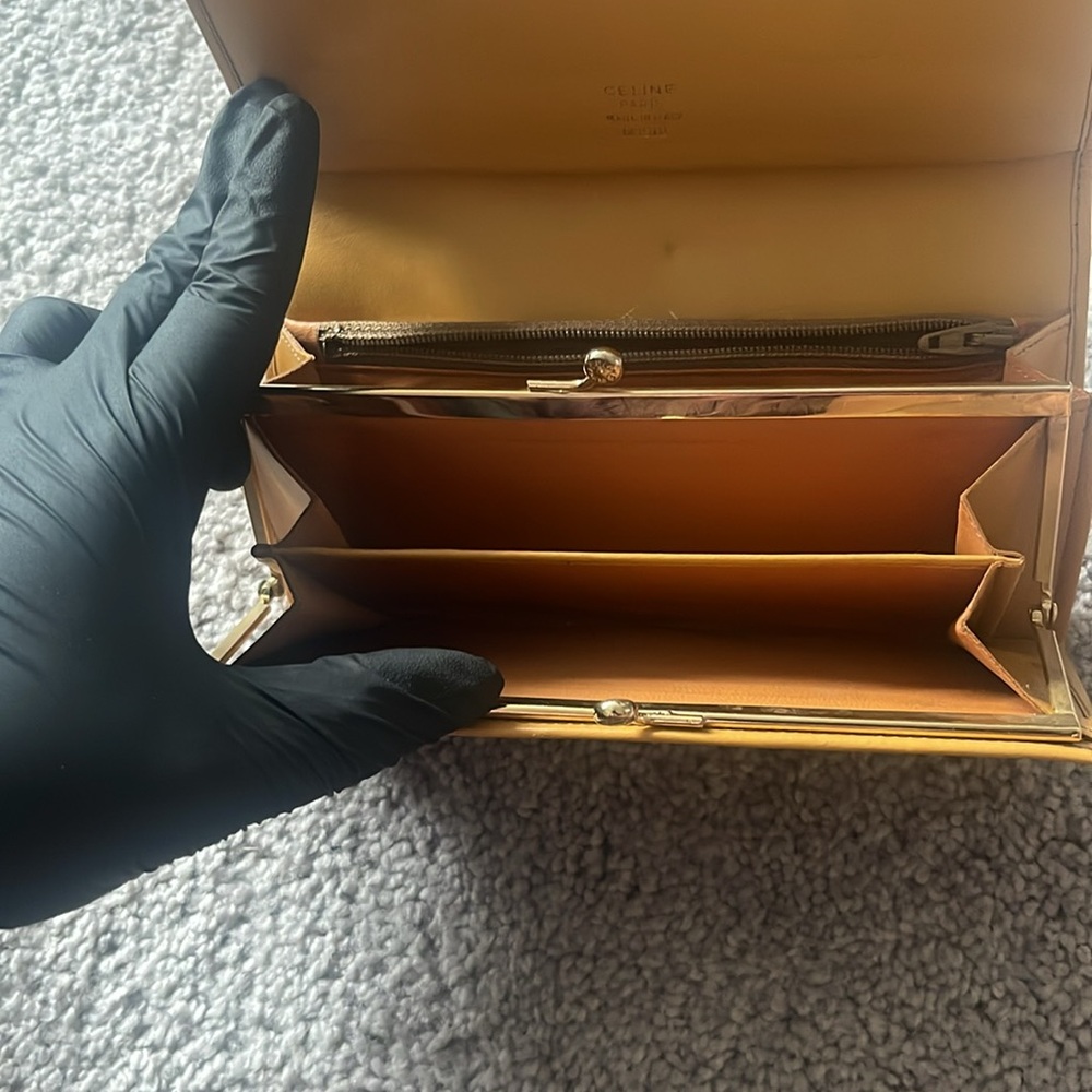 Vintage Celine brown Macadam wallet - Picture 10 of 11